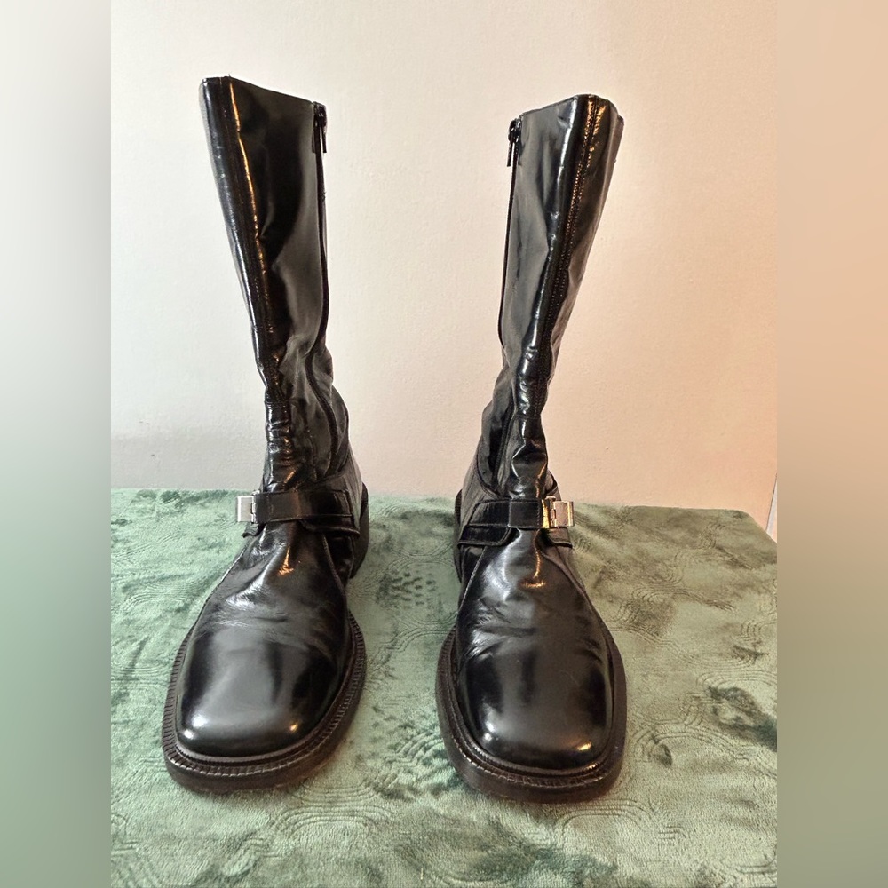 CESARE PACIOTTI HEROES' RARE BOOTS LEATHER MADE IN ITALY, US 9, UK 8